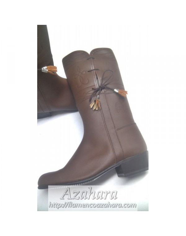 Botas Niño Cordones - Flamenco Azahara