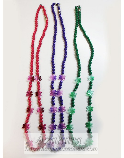 Collar flores