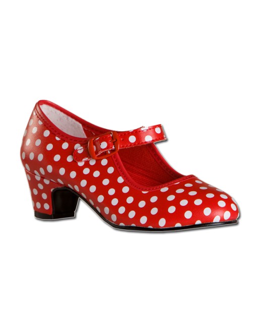 tacones de flamenca para niña y señora